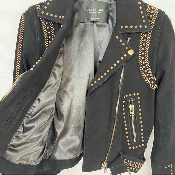 Nasty Gal Suede Moto Jacket - Picture 7 of 11